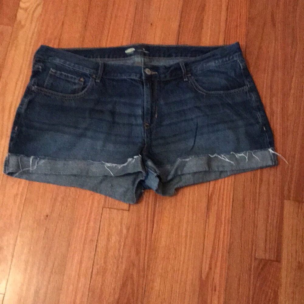 Denim shorts